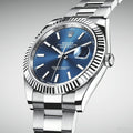 Rolex Datejust 41mm Fluted Blue Stick Dial Oyster 126334 – 2021