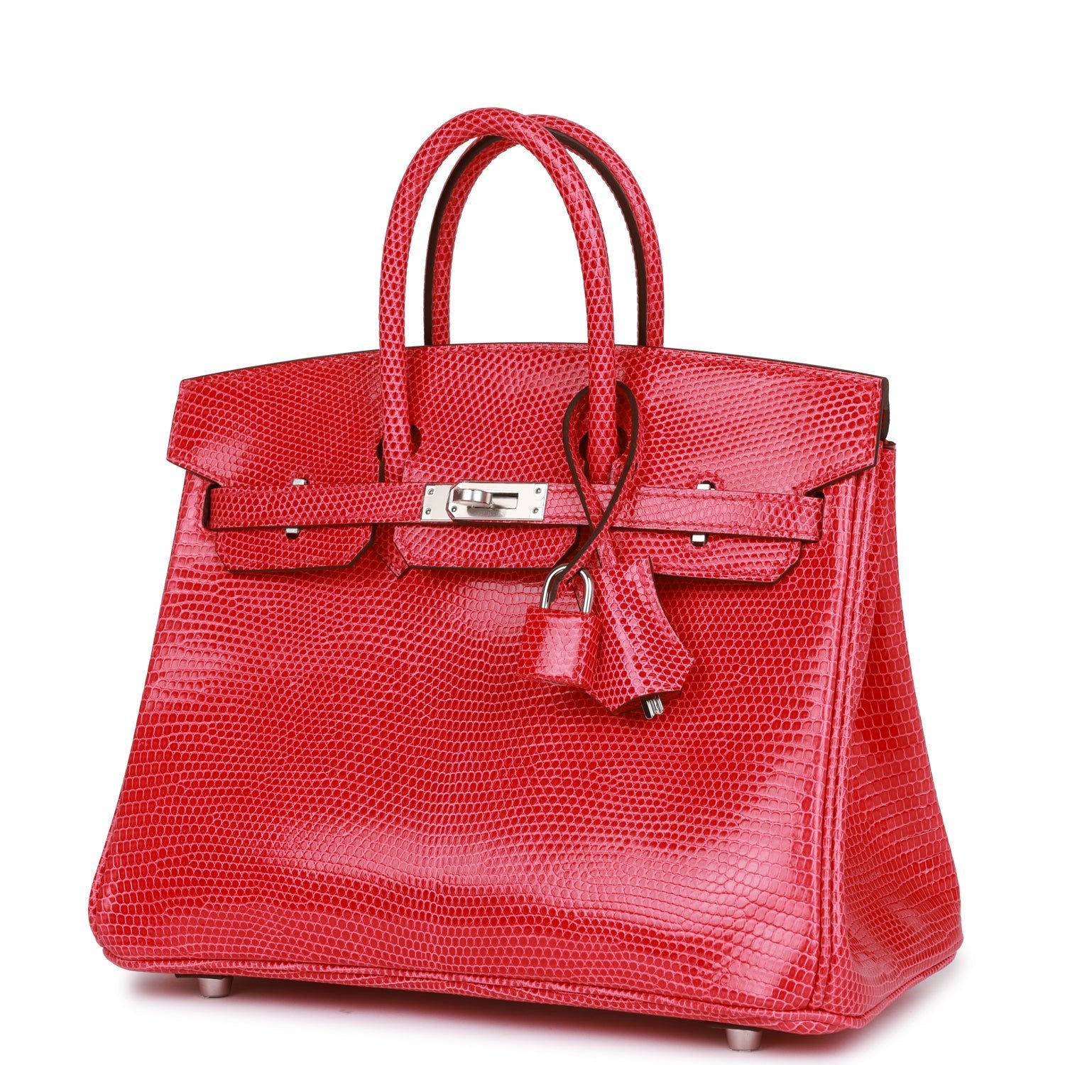 Hermès Birkin 25 Rose Extreme Lizard Palladium Hardware