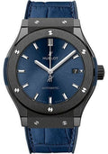 Hublot Classic Fusion Automatic Blue Dial Blue Leather Men'S Watch 511.Cm.7170.Lr