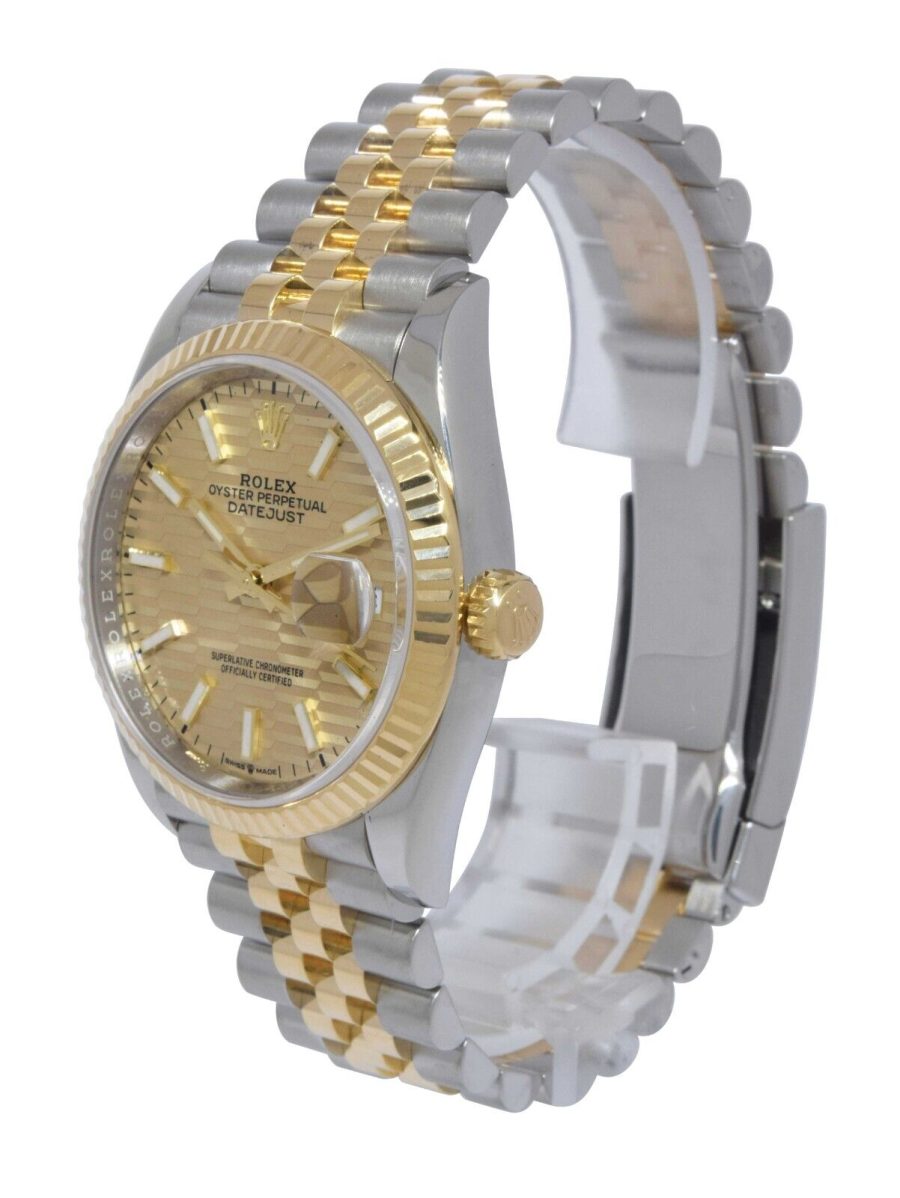 Rolex DateJust Two Tone Fluted Bracelet – 36mm