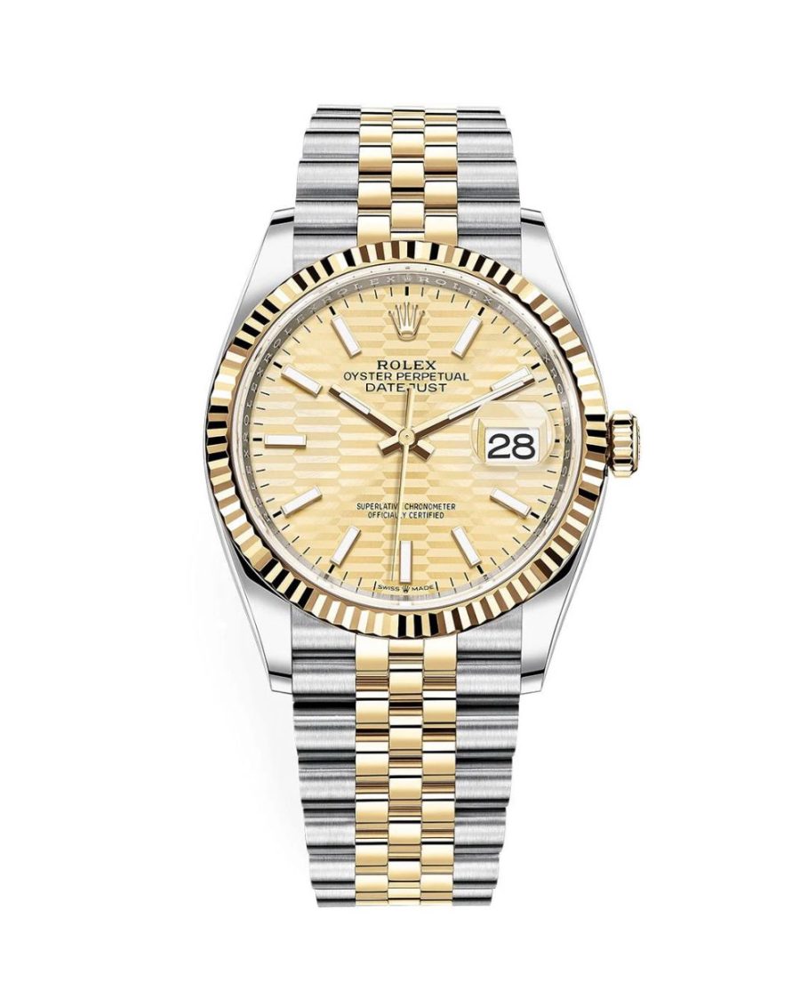 Rolex DateJust Two Tone Fluted Bracelet – 36mm