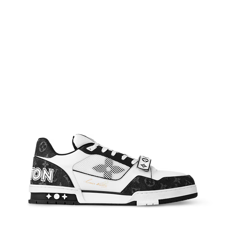 Louis Vuitton Trainer Black And White