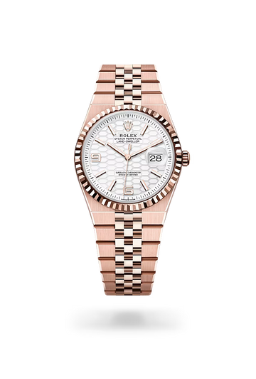 Elegant Rolex Land Dweller 36mm Everose Gold Oyster Watch