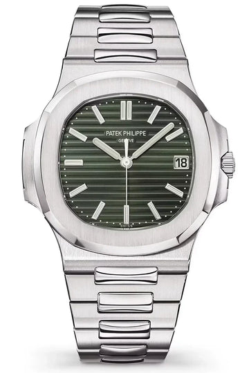 Patek Philippe Nautilus Ref 5711/1A-014 Olive Green Dial Luxury Watch