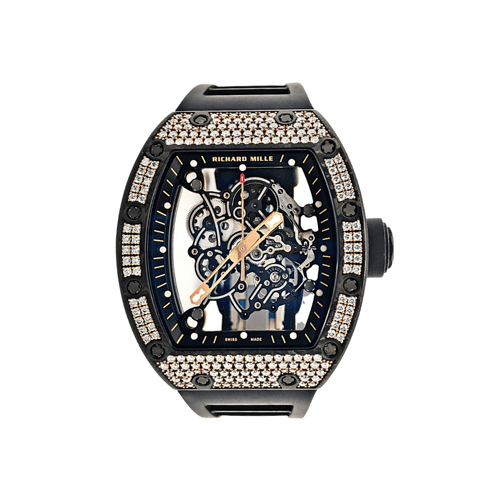 Richard Mille RM 055 Bubba Watson Rose Gold Carbon TPT Diamond