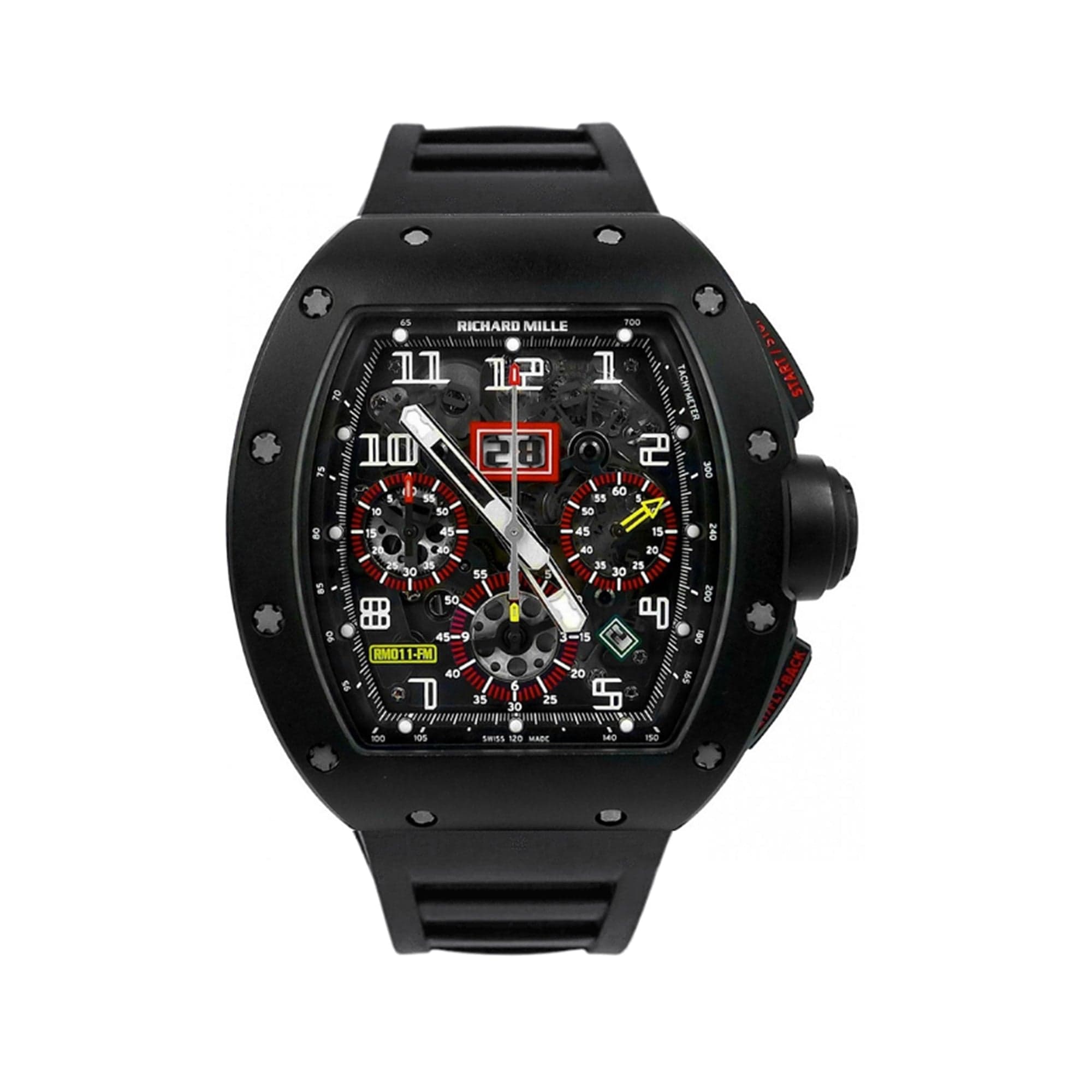 Richard Mille RM 011-FM Felipe Massa Flyback Chronograph Black Carbon