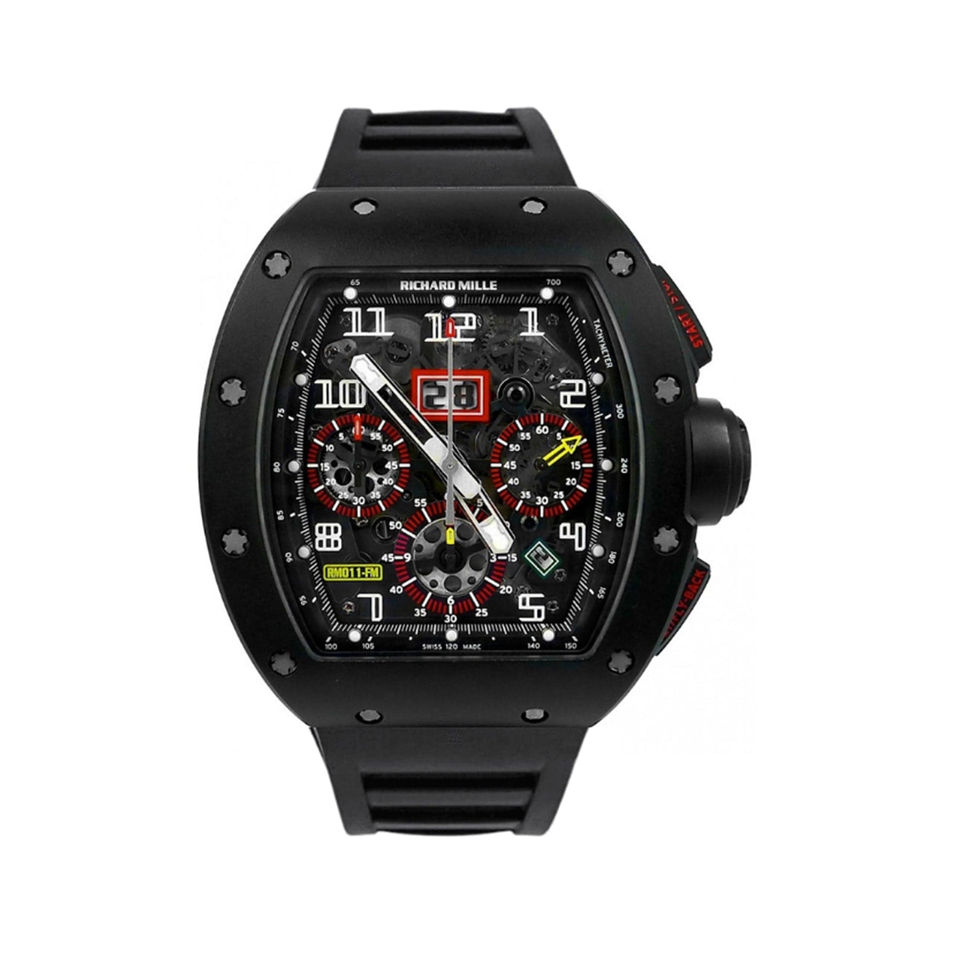 Richard Mille RM 011-FM Felipe Massa Flyback Chronograph Black Carbon