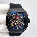 Richard Mille RM 011-FM Felipe Massa Flyback Chronograph Black Carbon