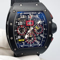 Richard Mille RM 011-FM Felipe Massa Flyback Chronograph Black Carbon