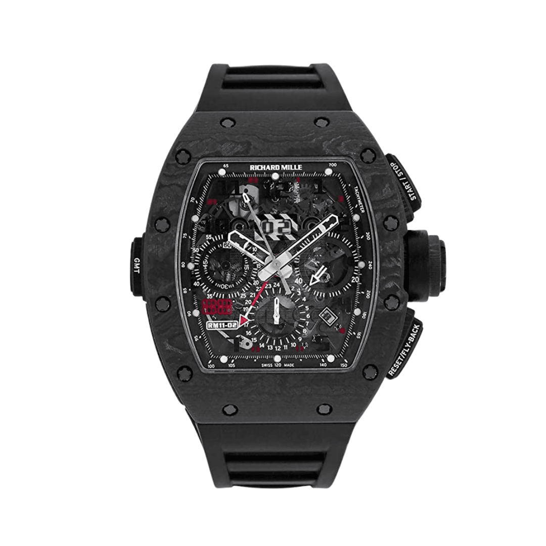 Richard Mille RM 11-02 Flyback Chronograph Dual Time Zone Jet Black