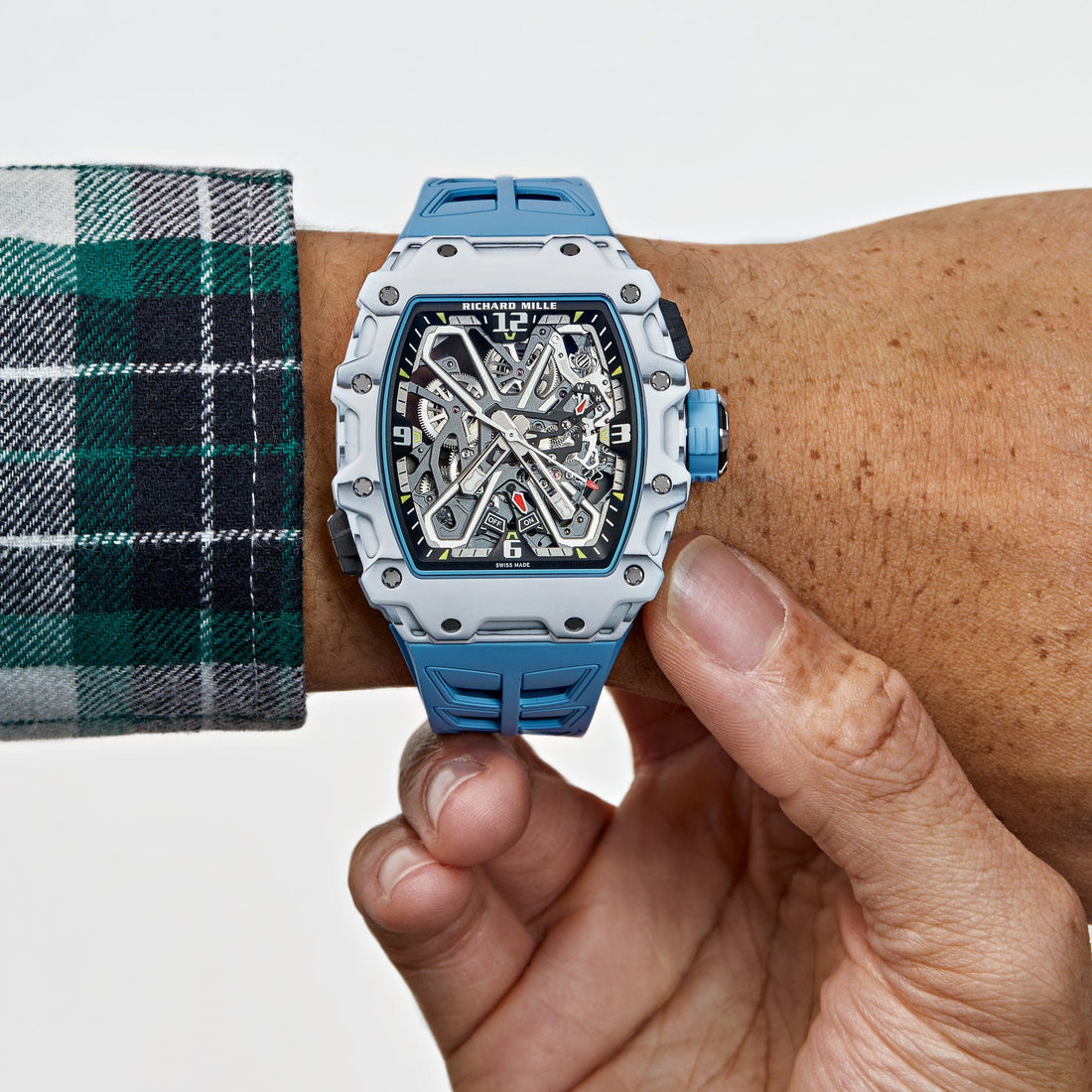 Richard Mille RM 35-03 'Rafael Nadal' Blue Rubber Strap (2024)