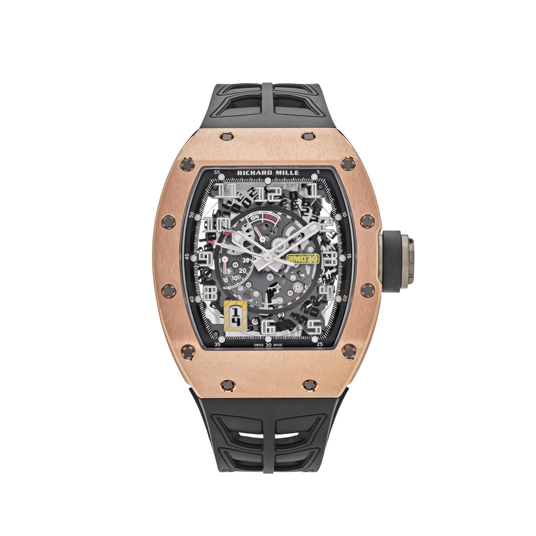 Richard Mille RM 030 Rose Gold Titanium Skeleton Dial