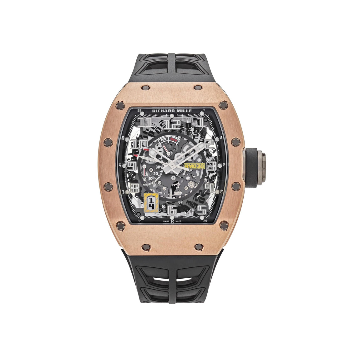 Richard Mille RM 030 Rose Gold Titanium Skeleton Dial
