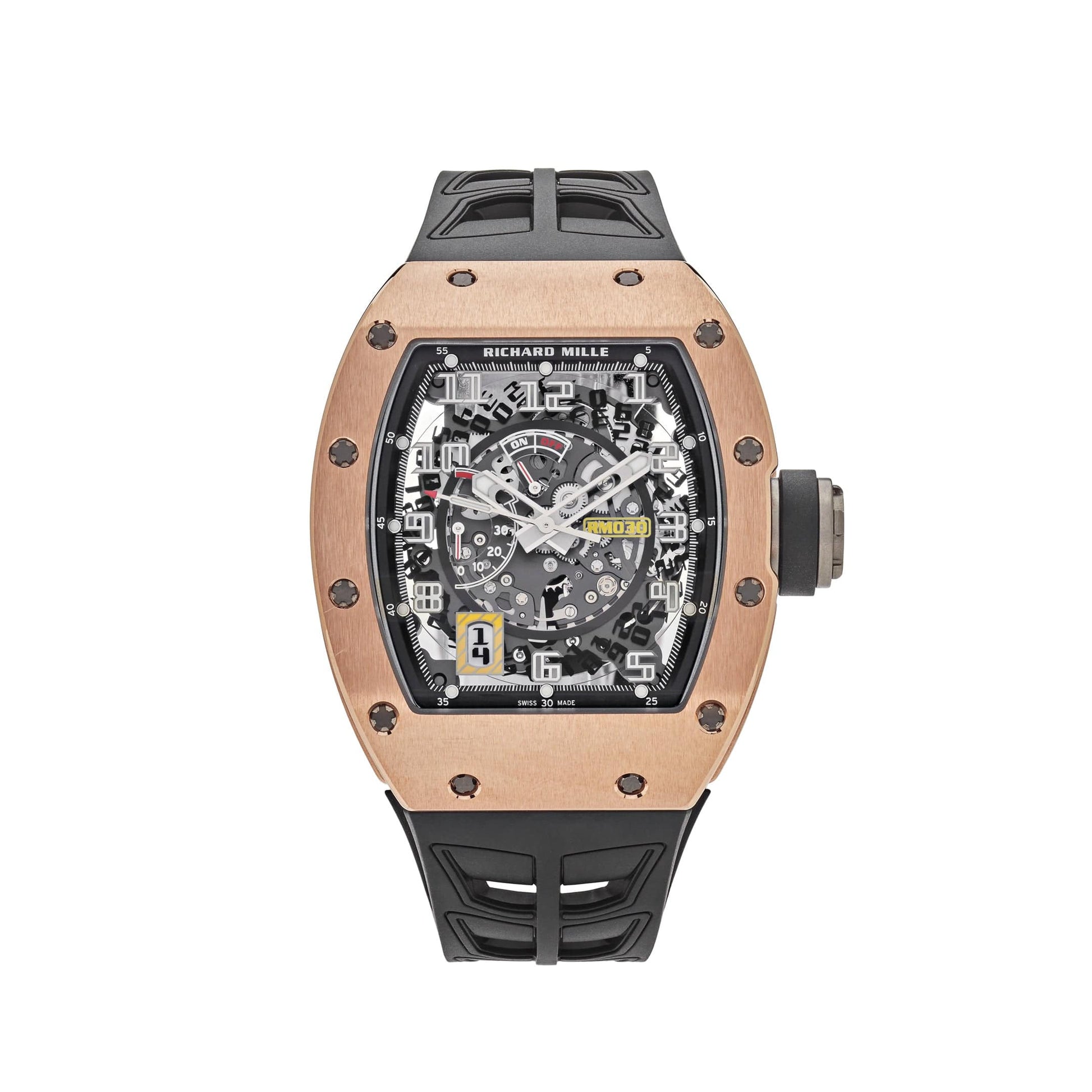 Richard Mille RM 030 Rose Gold Titanium Skeleton Dial
