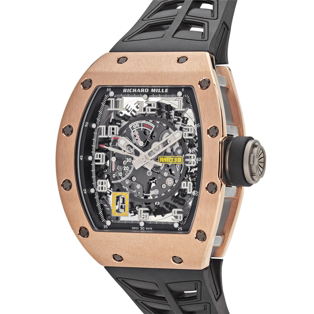 Richard Mille RM 030 Rose Gold Titanium Skeleton Dial