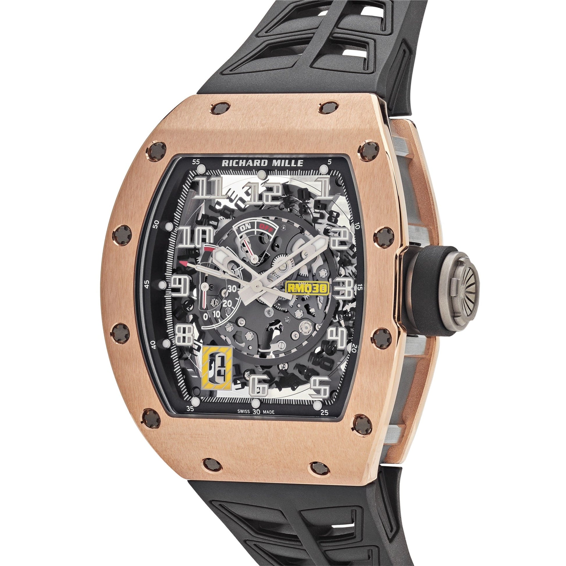 Richard Mille RM 030 Rose Gold Titanium Skeleton Dial