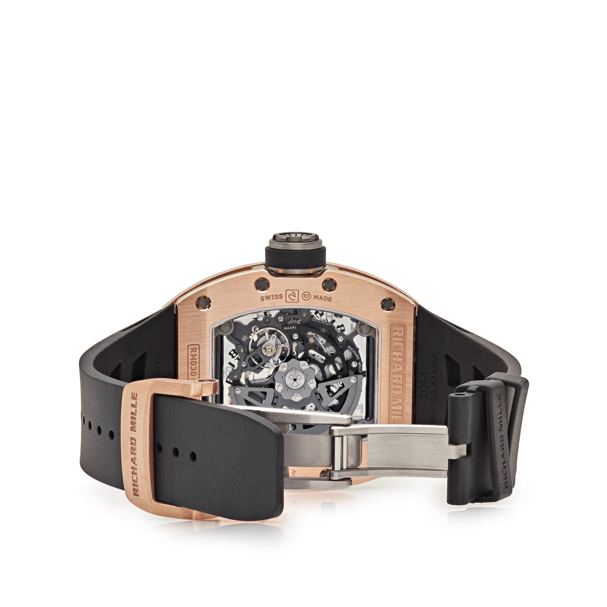 Richard Mille RM 030 Rose Gold Titanium Skeleton Dial