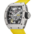 Richard Mille RM 030 Titanium With Yellow Strap