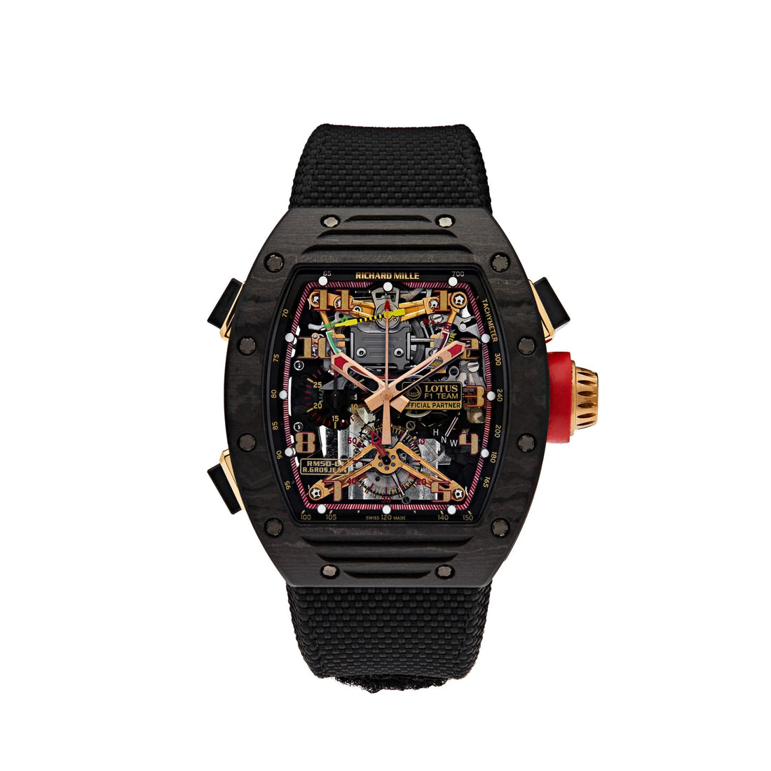 Richard Mille RM 50-01 'Romain Grosjean Lotus F1 G-Sensor' Tourbillon Carbon-NTPT Limited Edition (2015)