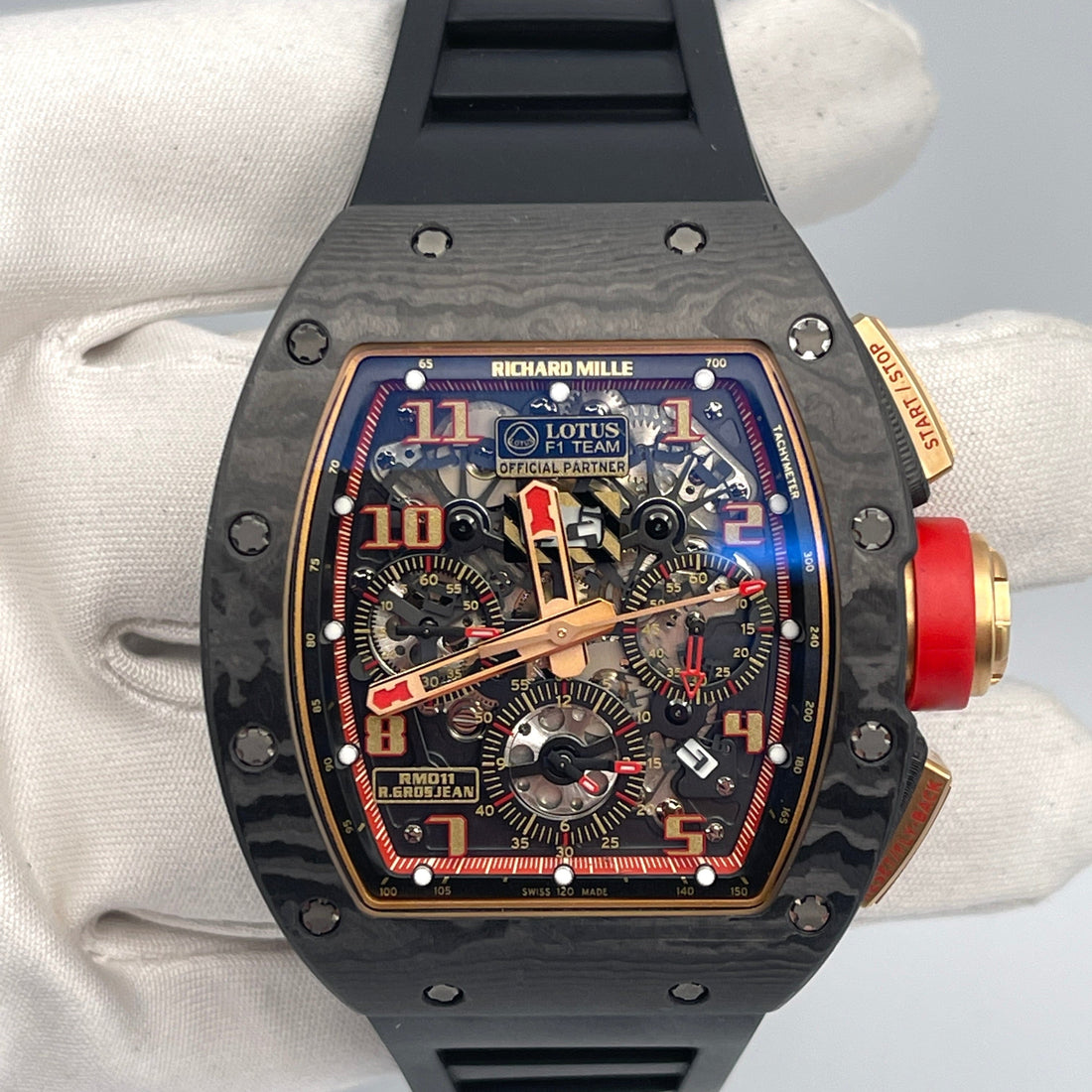Richard Mille RM 011 Romain Grosjean "Lotus F1" Carbon NTPT