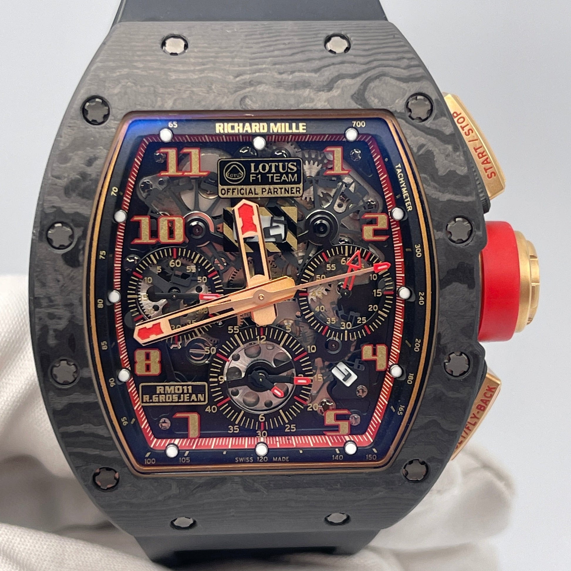 Richard Mille RM 011 Romain Grosjean "Lotus F1" Carbon NTPT