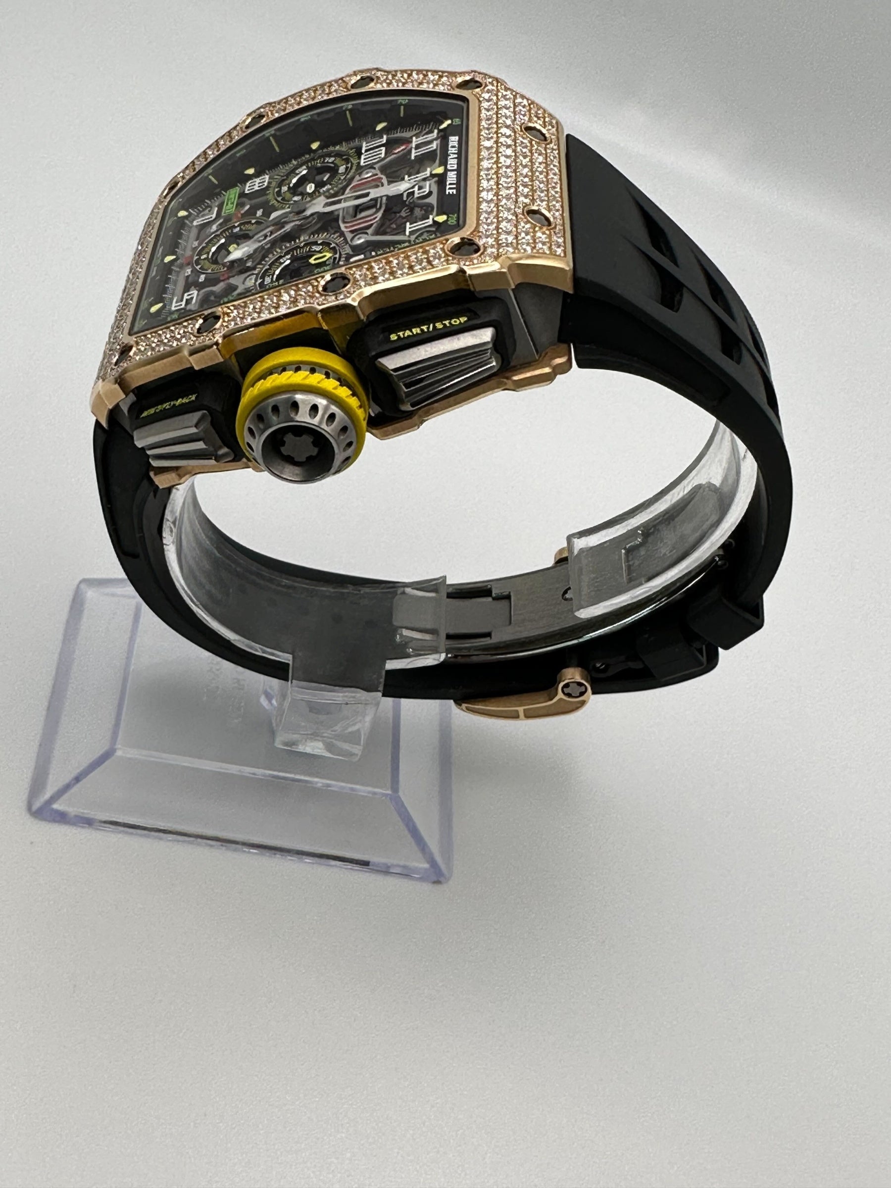 Richard Mille RM 11-03 Flyback Chronograph Rose Gold Diamond Bezel
