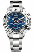 Rolex Cosmograph Daytona 116509 Luxury Chronograph Watch Blue Dial Finish