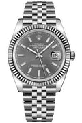 Rolex Datejust 41 Black Dial Men's Luxury Stainless Steel Watch