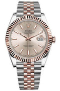 Rolex Datejust 41 Fluted Bezel Men's Stainless Steel Wrist Watch