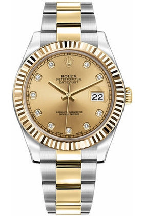 Rolex Datejust II 41mm 18kt Yellow Gold Steel Watch