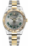 rolex datejust ii 41 automatic gold & steel men's watch 116333-0001