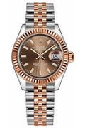 Rolex Lady Datejust 28mm Watch Elegant Stainless Steel Timepiece