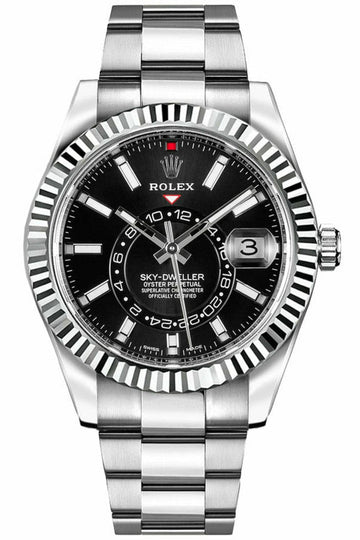 Rolex Sky-Dweller 42mm 18kt White Gold Luxury Men's Watch