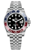 Rolex GMT-Master II Pepsi Bezel Iconic Luxury Stainless Steel Watch