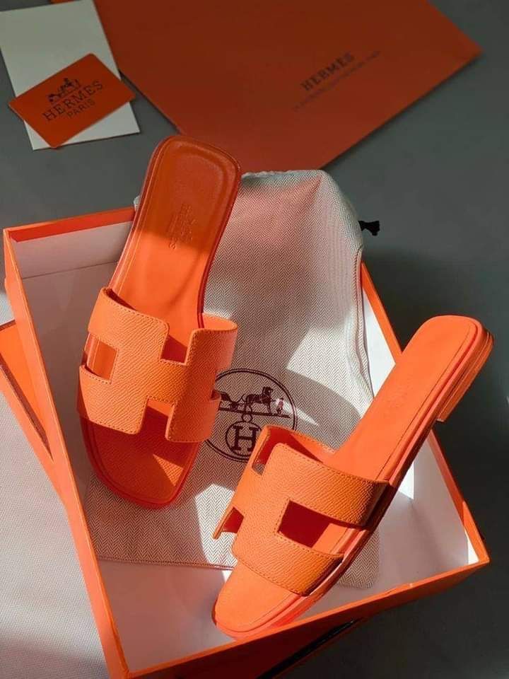 Hermes Slides Orange