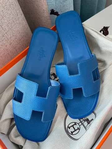 Hermes Slides Blue