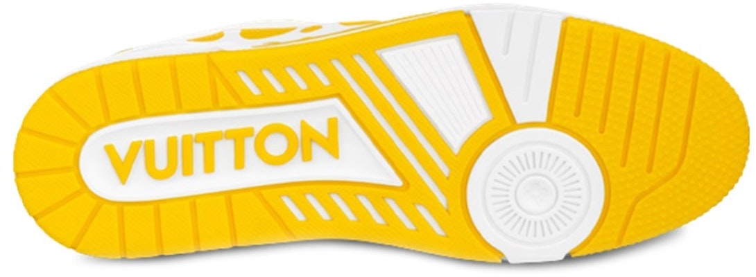 Louis Vuitton Trainer Yellow White Monogram